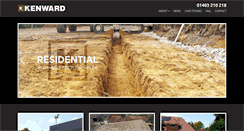 Desktop Screenshot of kenwardgroundworks.co.uk